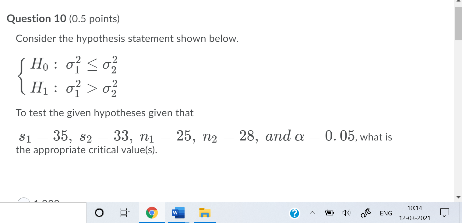 hypothesis 0.5