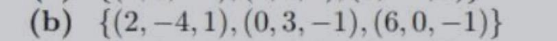 Solved Determine which of the following sets are bases | Chegg.com