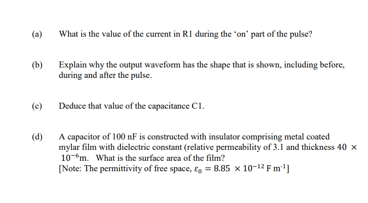 Solved The Circuit Of Figure B1.1 Relates To The On-line | Chegg.com