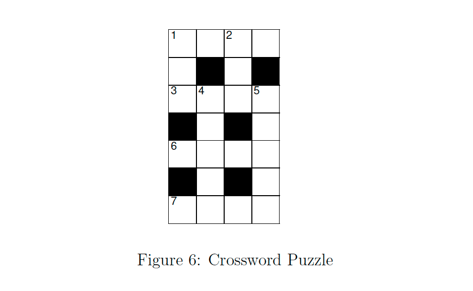 solved consider the crossword puzzle provided in figure chegg com