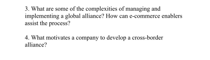 Solved 3. What are some of the complexities of managing and | Chegg.com