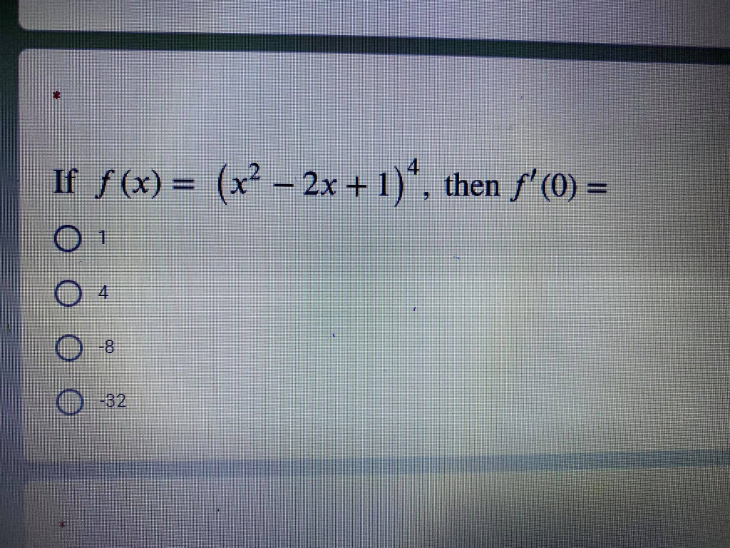 Solved If F X X2 2x 2x 1 Then F 0 1 4 2 P Chegg Com