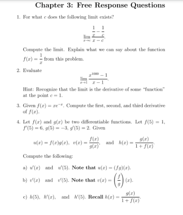 Solved Need Help Solving These Calculus 1 Problems Can Yo Chegg Com