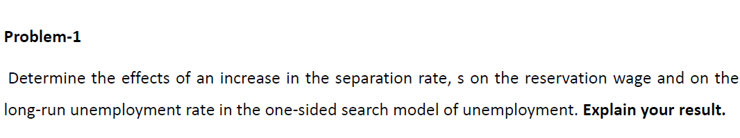 Solved Determine the effects of an increase in the | Chegg.com