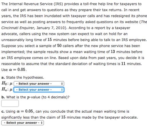 Solved The Internal Revenue Service (IRS) Provides A | Chegg.com