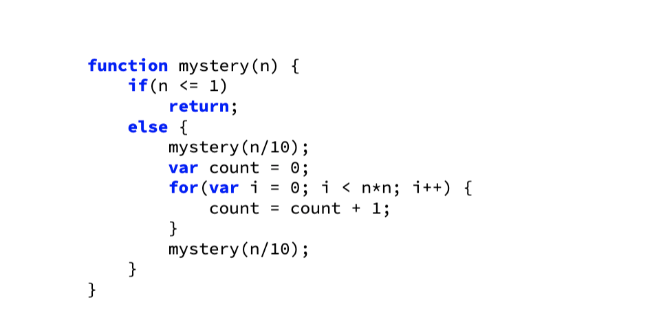 Solved Runtime Analysis Question - 1- Analyze the running | Chegg.com