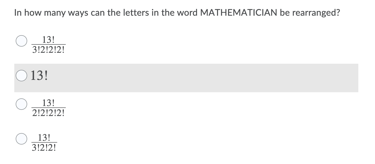 Solved In How Many Ways Can The Letters In The Word | Chegg.com