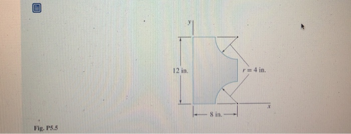 Solved 5.1 through 5.9 Locate the centroid of the plane area | Chegg.com