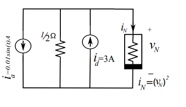 Solved (a) In order to determine the operating point of the | Chegg.com