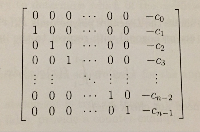 Solved (Linear Algebra) Find the characteristic polynomial | Chegg.com