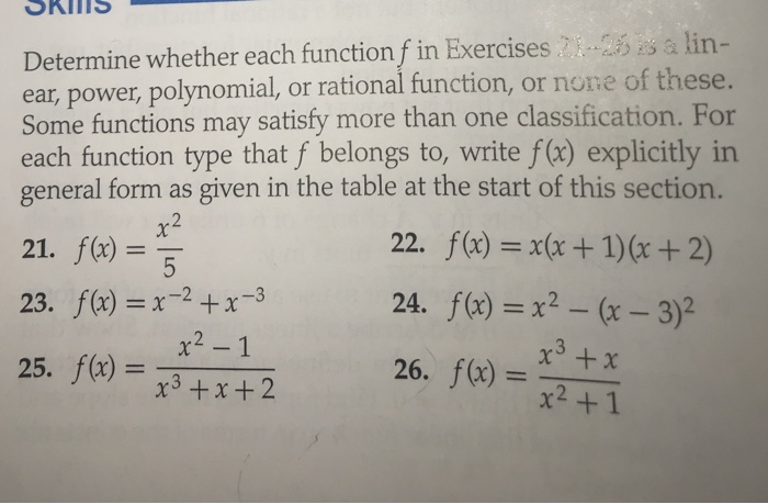 Solved Determine whether each function f in Exercisesis a | Chegg.com