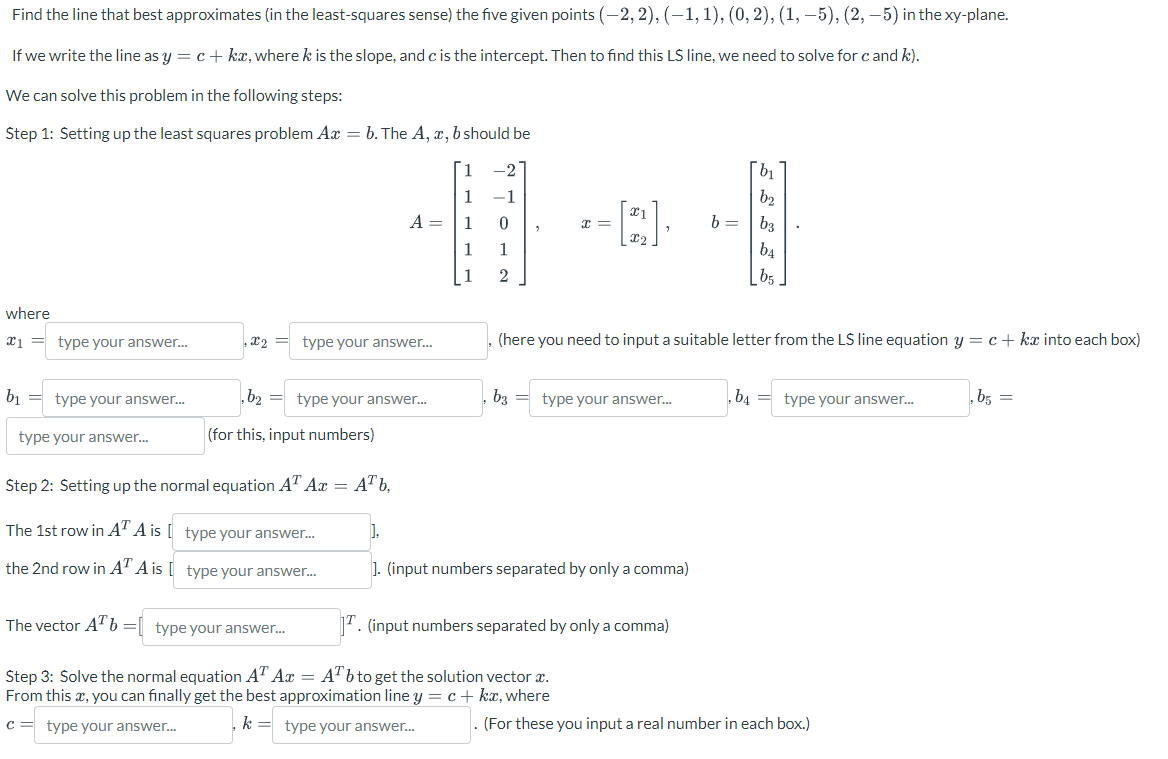 Linear Algebra | Chegg.com