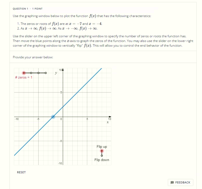 Solved Use The Graphing Window Below To Plot The Function 