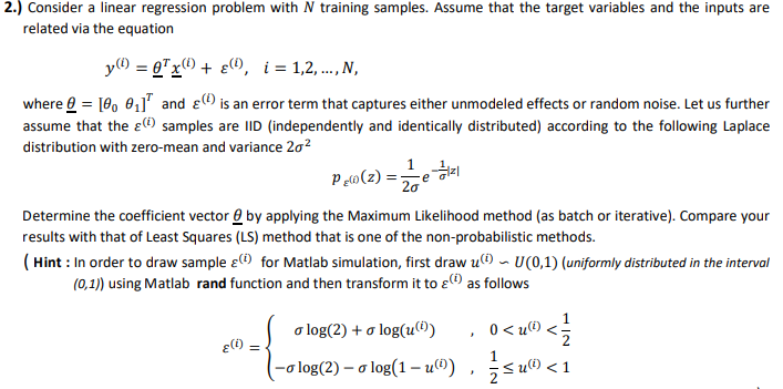 For each of the following problems, generate a | Chegg.com