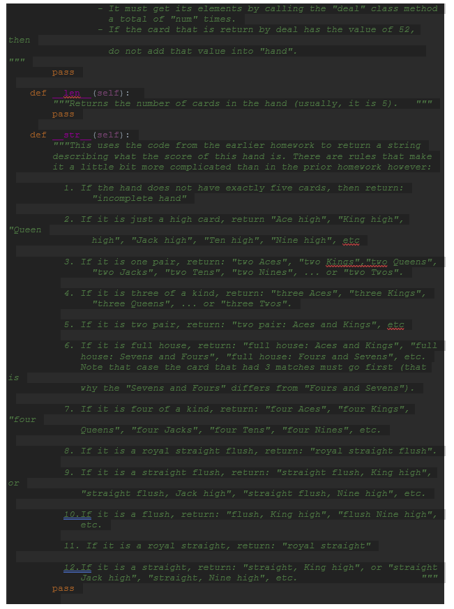 Python 1) to fill in the 