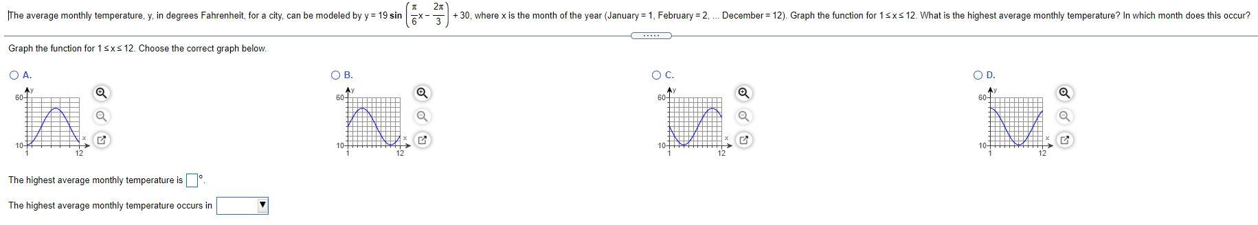 solved-the-average-monthly-temperature-y-in-degrees-chegg