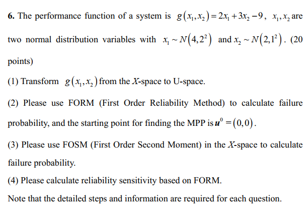 Solved The Subject Is Reliability Design. I Need A Clear | Chegg.com