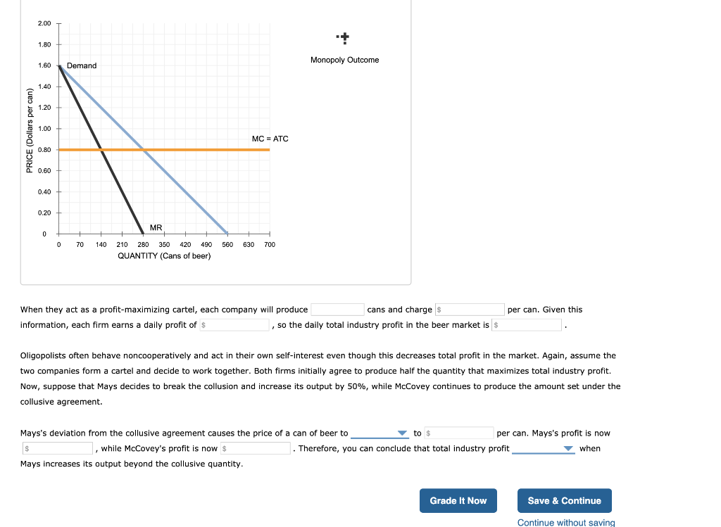 Solved 1. Deviating from the collusive outcome Mays and | Chegg.com