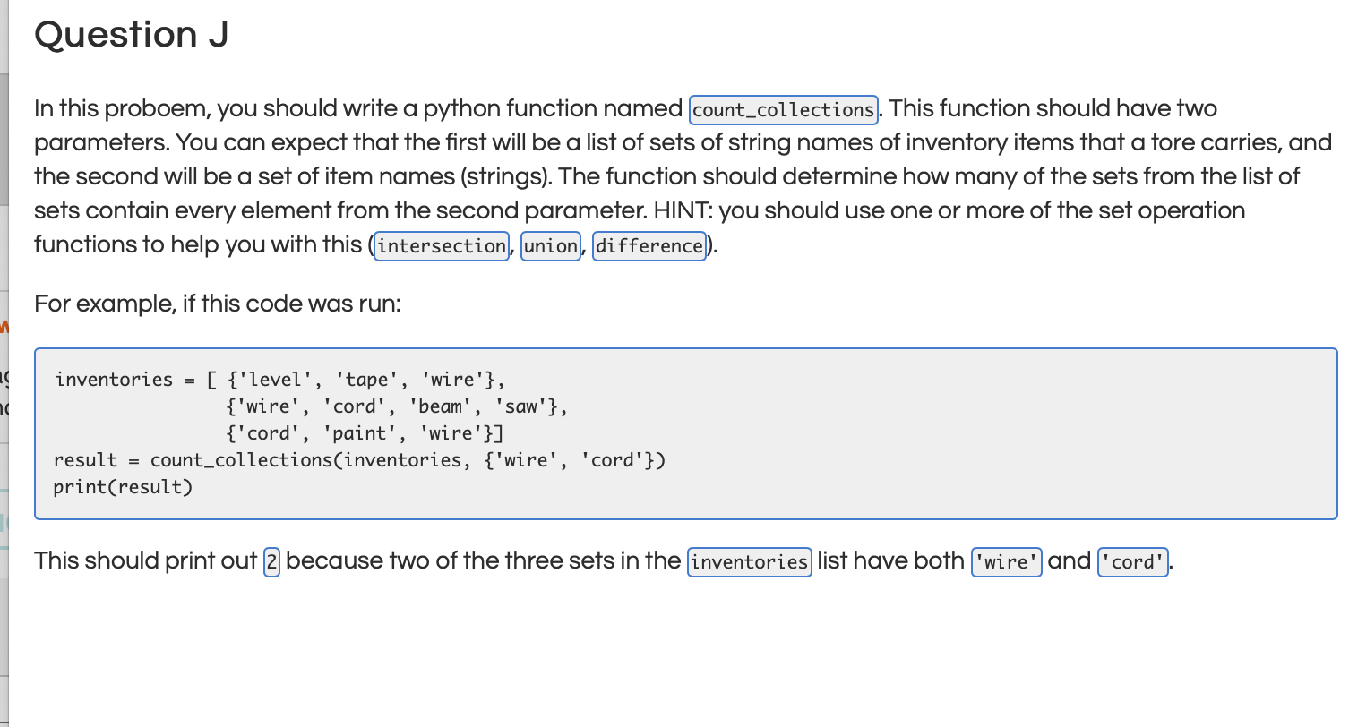 Solved Question J In this proboem, you should write a python | Chegg.com