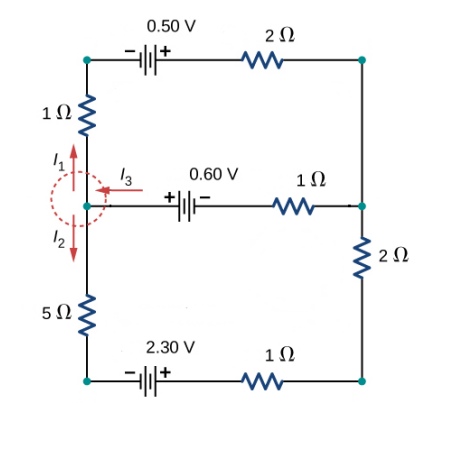 Solved Find the currents I1, I2, and I3 in the circuit shown | Chegg.com