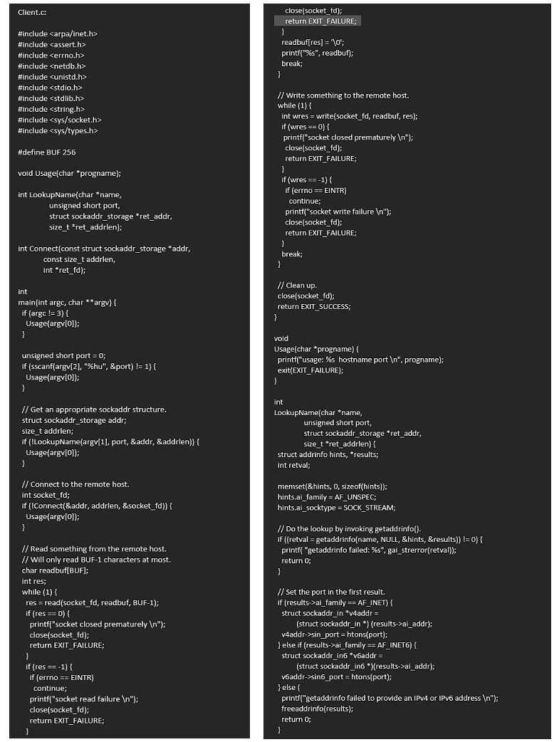Solved implement database server (dbserver) and client | Chegg.com