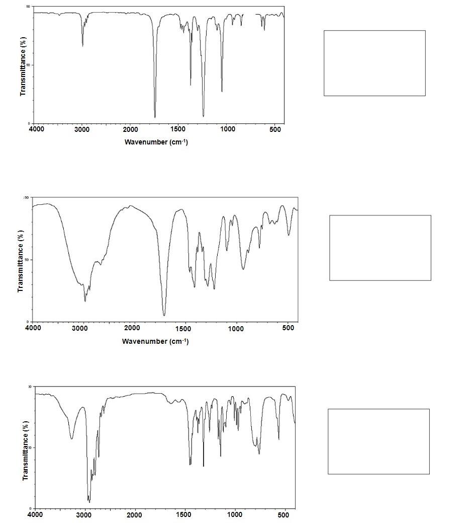 Solved 3) Analyze the following IR spectra and match each | Chegg.com