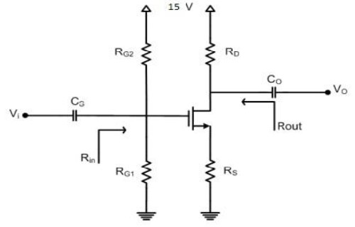 Solved a - Consider the following common source amplifier | Chegg.com