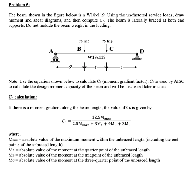 Solved Note Please Make Sure You Use The Aisc Equations Not Chegg Com