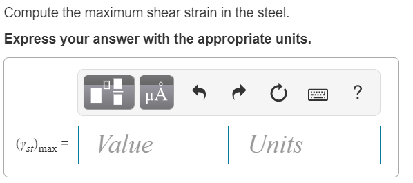 Solved The shaft is made from a solid steel section AB and a | Chegg.com