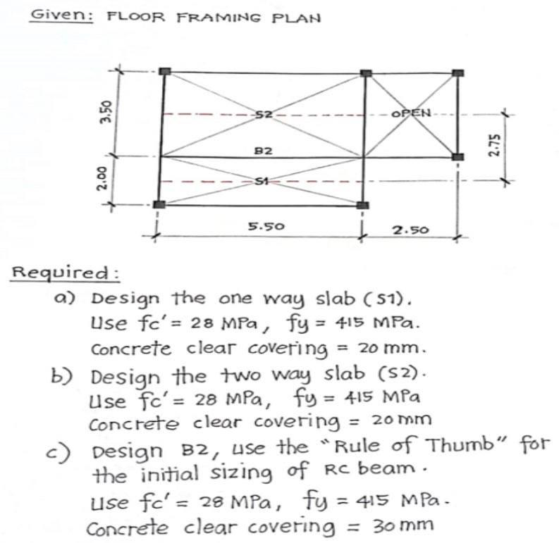 floor framing plan example