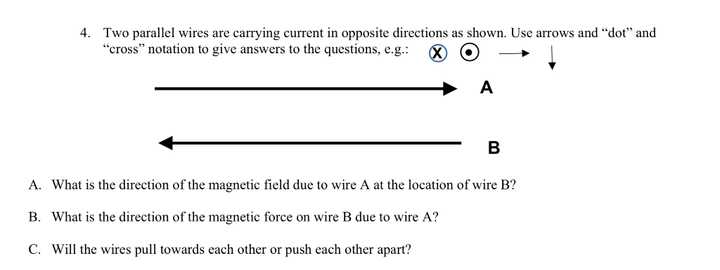 Solved Two Parallel Wires Are Carrying Current In Opposite Chegg Solved Two Parallel Wires Are Carrying Current In Opposite Chegg