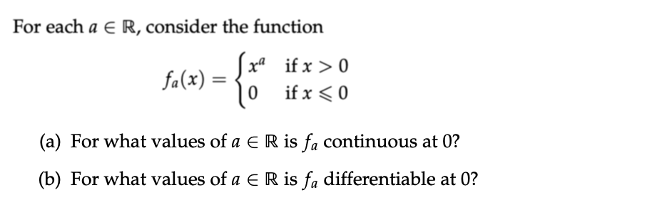 Solved For Each \\( A \\in \\mathbb{R} \\), Consider The | Chegg.com