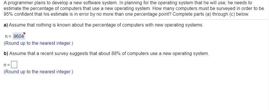 Solved A programmer plans to develop a new software system. | Chegg.com