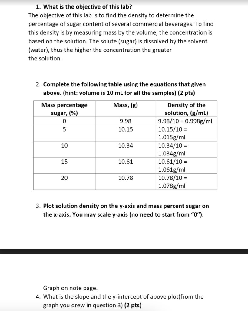Solved 1. What is the objective of this lab? The objective | Chegg.com