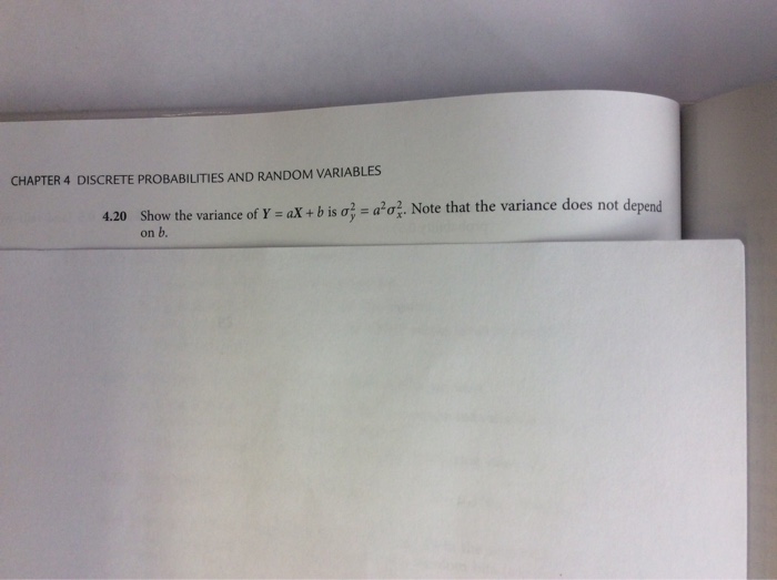 Solved CHAPTER 4 DISCRETE PROBABILITIES AND RANDOM VARIABLES | Chegg.com