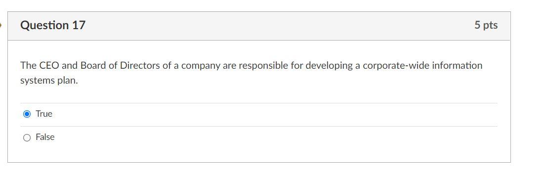 Solved The CEO and Board of Directors of a company are | Chegg.com