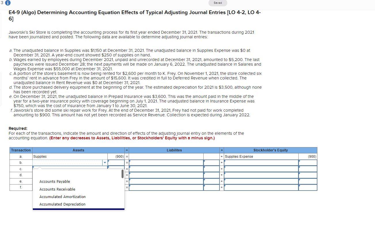 Solved For each of the transactions, Indicate the amount and | Chegg.com