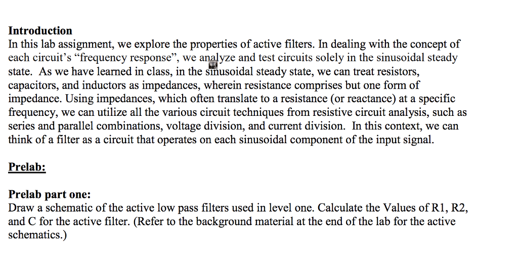 Solved Introduction In this lab assignment, we explore the | Chegg.com