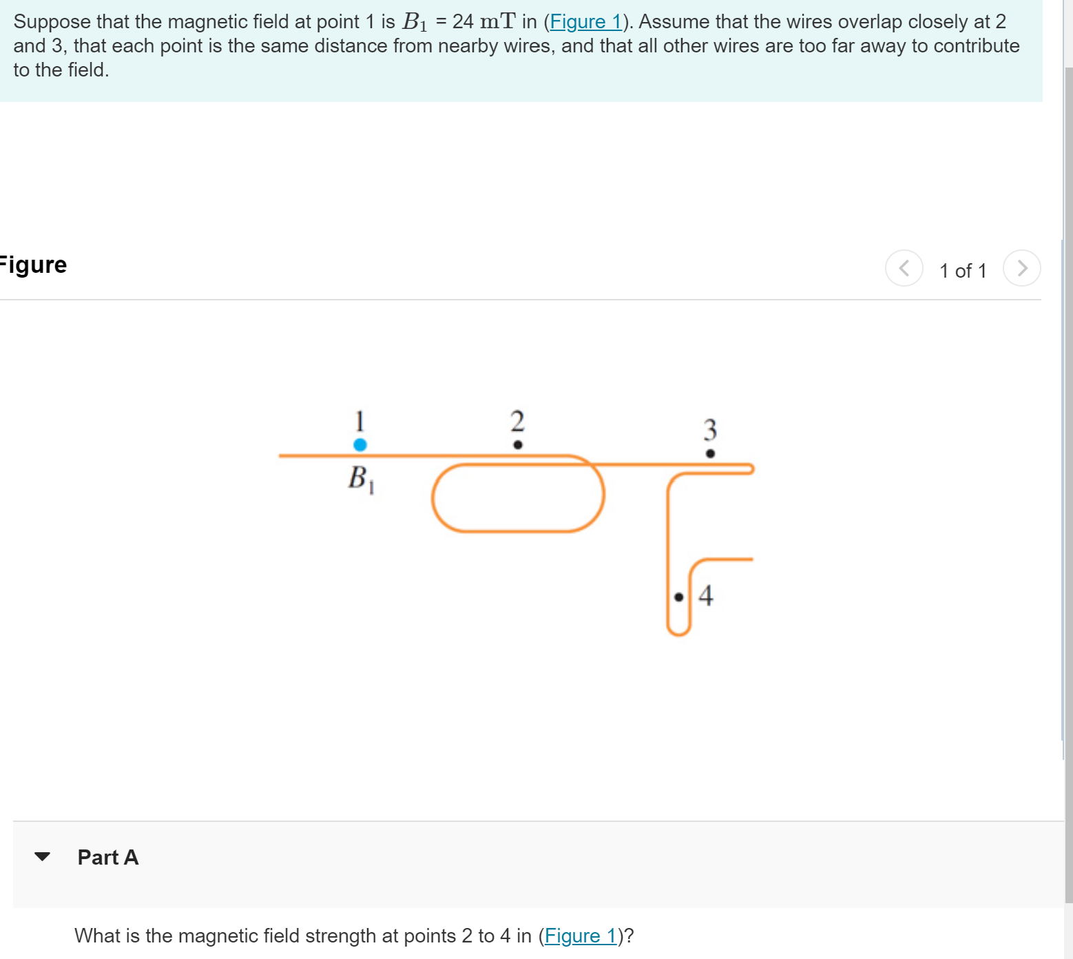 Solved Suppose That The Magnetic Field At Point 1 Is \\( | Chegg.com