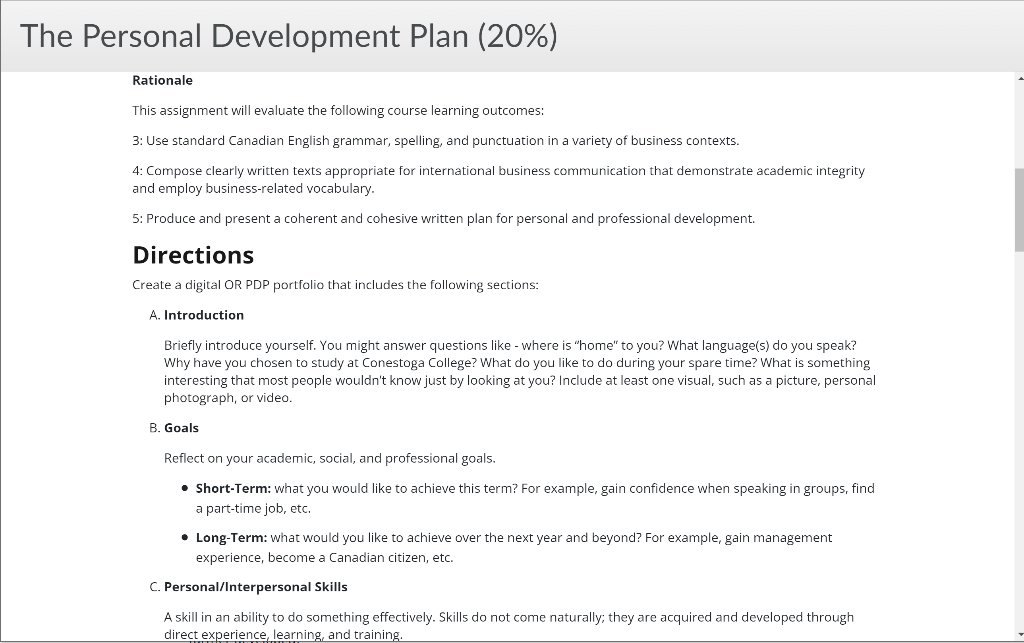 solved-the-personal-development-plan-20-due-november-chegg