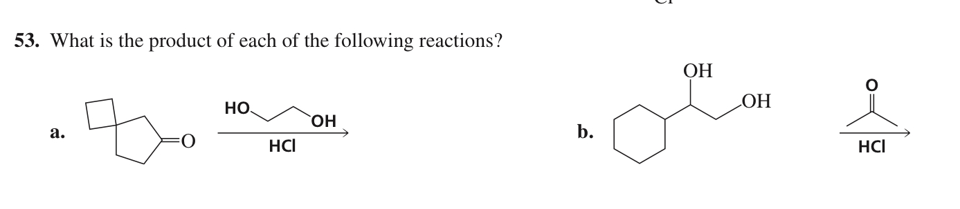 Solved 53. What is the product of each of the following | Chegg.com
