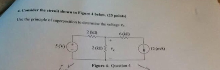 Solved Consider the circuit shown in Figure 4 below. Use | Chegg.com