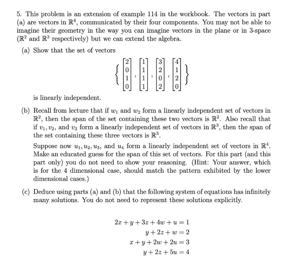Solved 5. This problem is an extension of example 114 in the | Chegg.com
