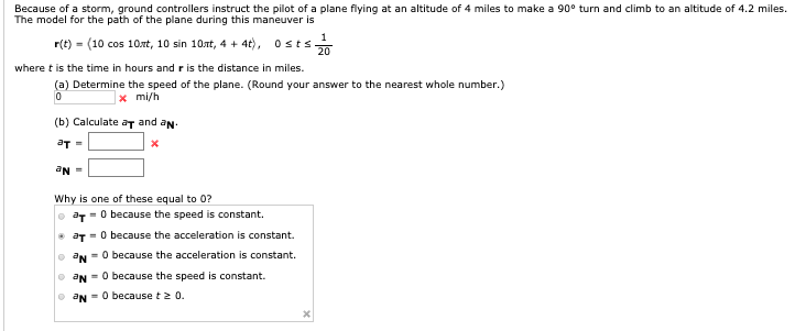 Solved Because of a storm, ground controllers instruct the | Chegg.com ...