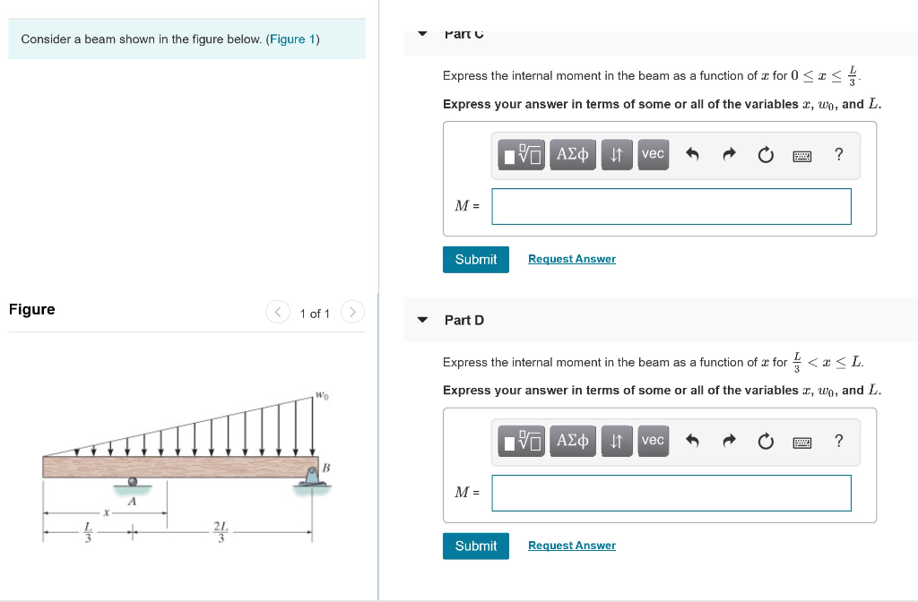 Solved Consider A Beam Shown In The Figure Below Figure 1 Chegg Solved Consider A Beam Shown In The Figure Below Figure 1 Chegg