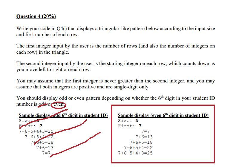 Solved Question 4 20 Write your code in Q40 that Chegg