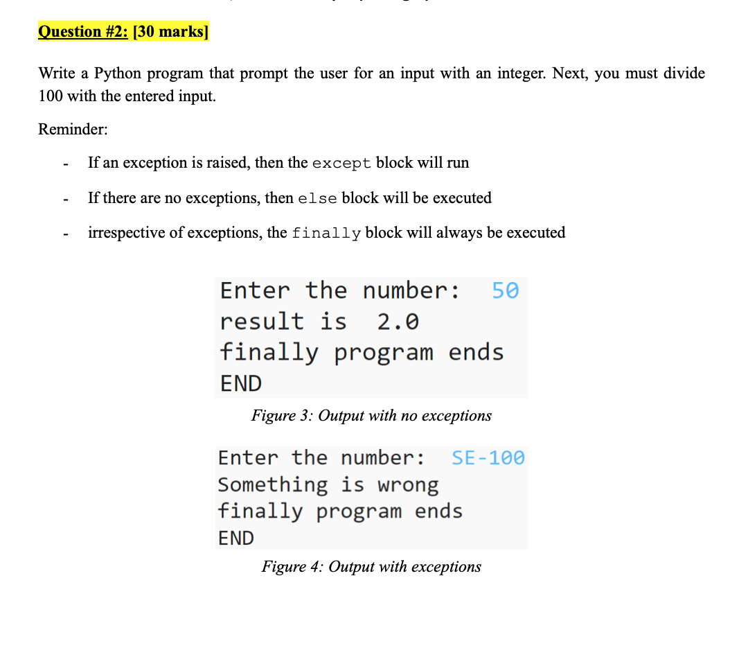 Solved Write A Python Program That Prompt The User For An | Chegg.com