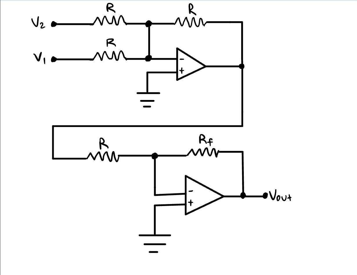 Solved For the following two opamp circuit, for each opamp