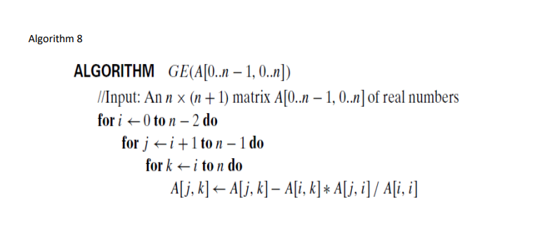 Count the number of instructions (running time) of | Chegg.com