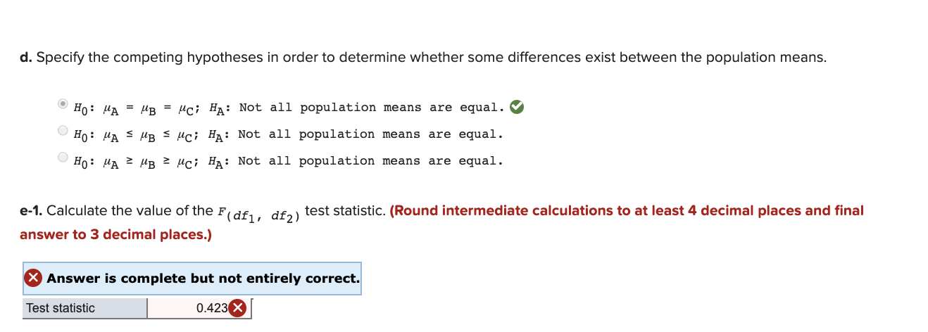 Solved A Random Sample Of Five Observations From Three | Chegg.com